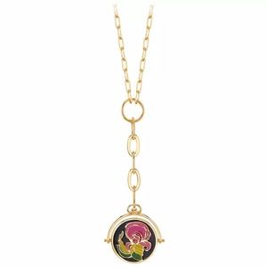 Disney Alice in Wonderland by MARY BLAIR Spinner Necklace Sterling RockLove NEW